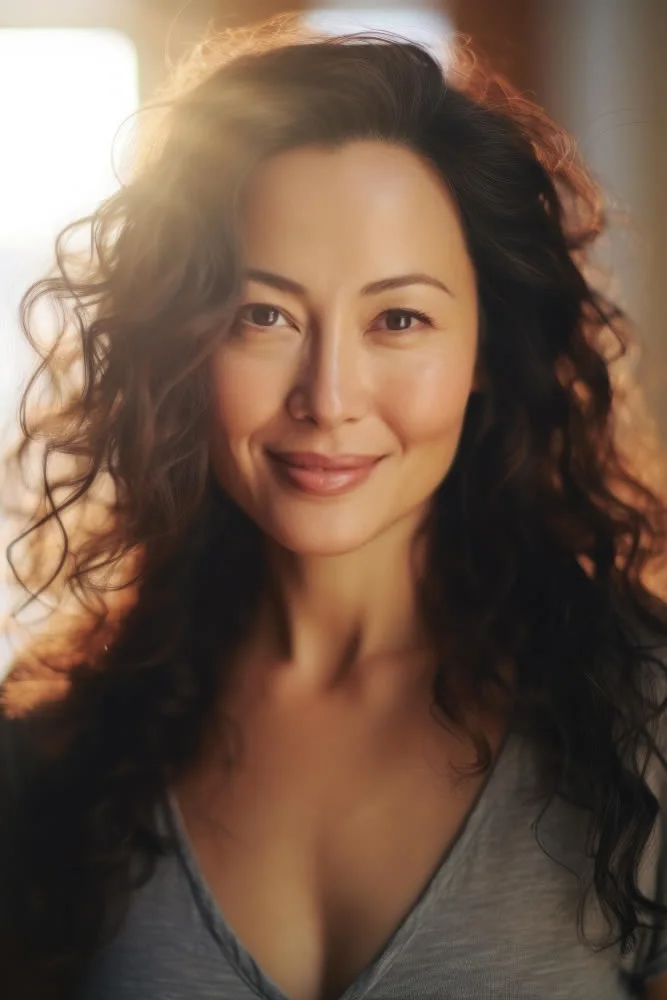 happy mature woman beautiful middle aged women